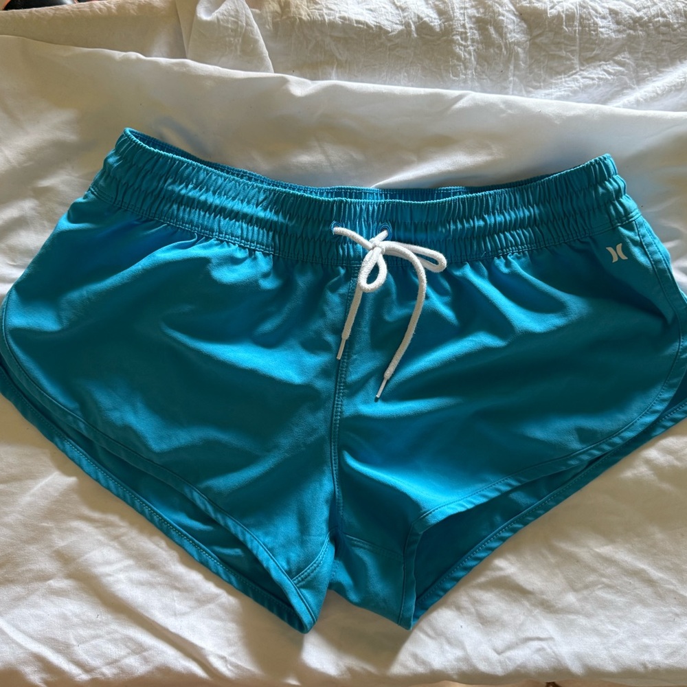 Blue Hurley surf shorts